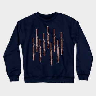 Bassoon on black Crewneck Sweatshirt